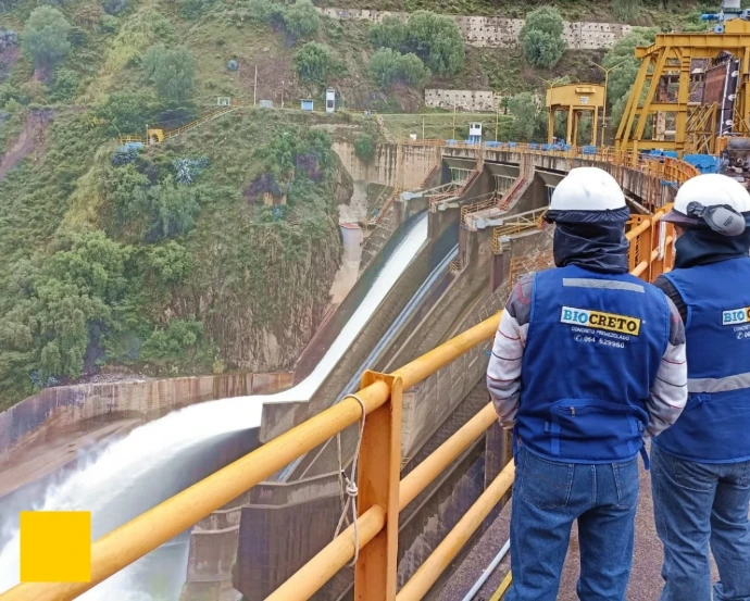 Suministro de concreto premezclado para central hidroeléctrica en Junín